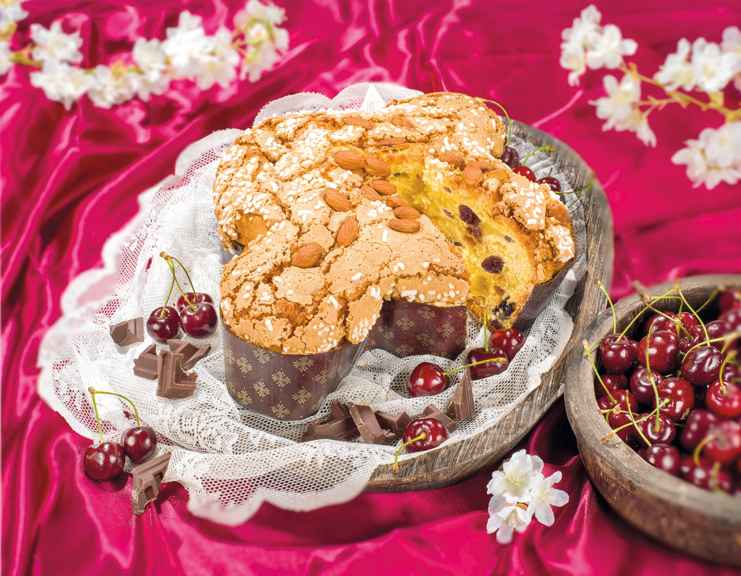 COLOMBA AMARENA E CIOCCOLATO 1000g INCARTO