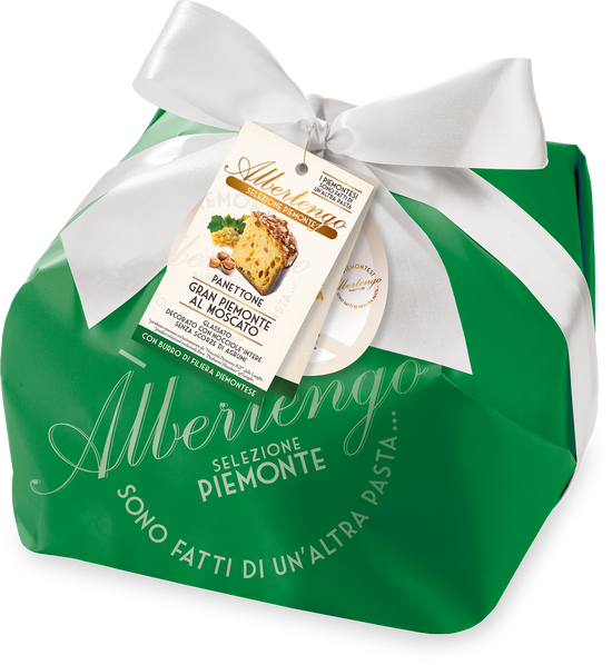 Panettone Piemonte al Moscato. Albertengo Panettone España. Auténtica tradición Italiana. 