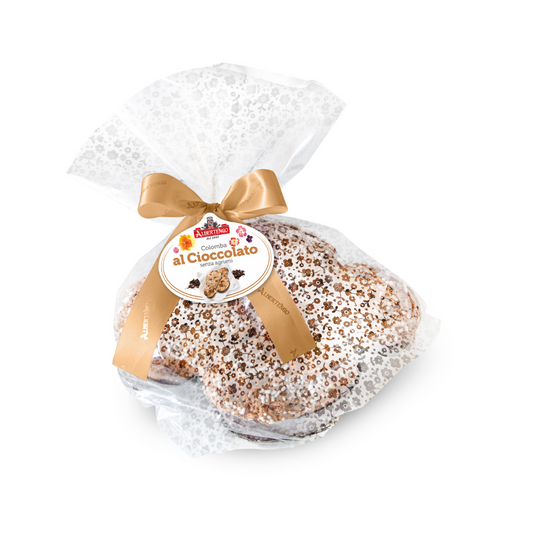 Colomba de chocolate cellophane