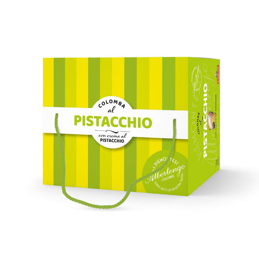 Colomba rellena de crema de pistachos astuccio