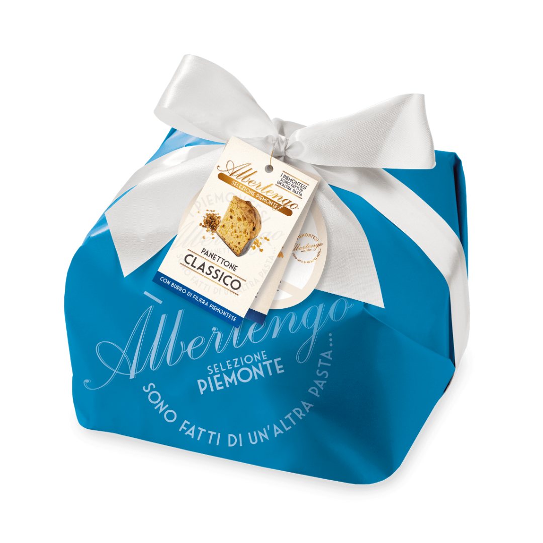 Albertengo España - Albertengo Panettone Selección Piemonte Clásico incarto 1Kg - www.albertengospain.com - Tienda online. Envíos a España. Envíos gratis a partir de 90€. El mejor panettone Italiano. 