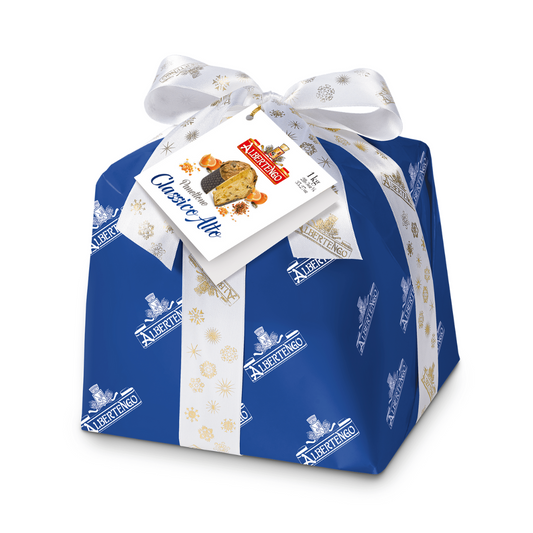 Albertengo España - Albertengo Panettone Clásico Alto incarto 1Kg - www.albertengospain.com - Tienda online. Envíos a España. Envíos gratis a partir de 90€. El mejor panettone Italiano. 