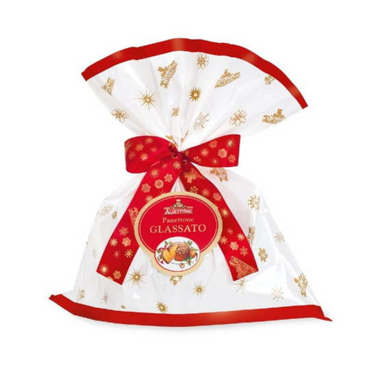 Albertengo España - Albertengo Panettone tradicional Glassato ciuffo 750g - www.albertengospain.com - Tienda online. Envíos a España. Envíos gratis a partir de 90€. El mejor panettone Italiano. 
