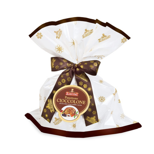 Albertengo España - Albertengo Panettone de chocolate ciuffo 750g - www.albertengospain.com - Tienda online. Envíos a España. Envíos gratis a partir de 90€. El mejor panettone Italiano. 